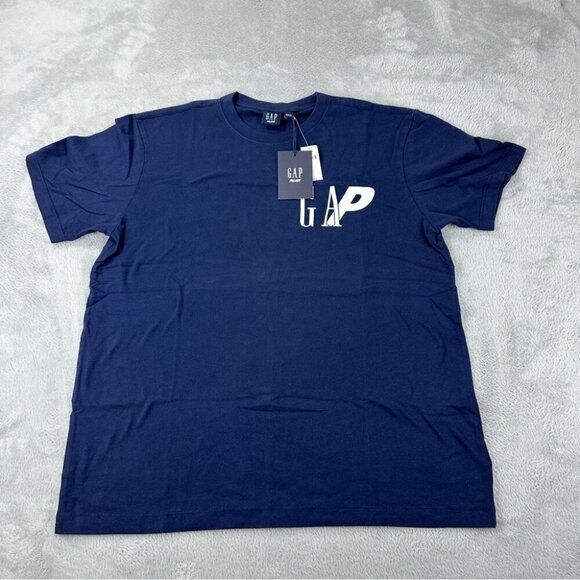 Palace x Gap Men's Navy Blue T-Shirt Size Medium Cotton - Picture 3 of 13